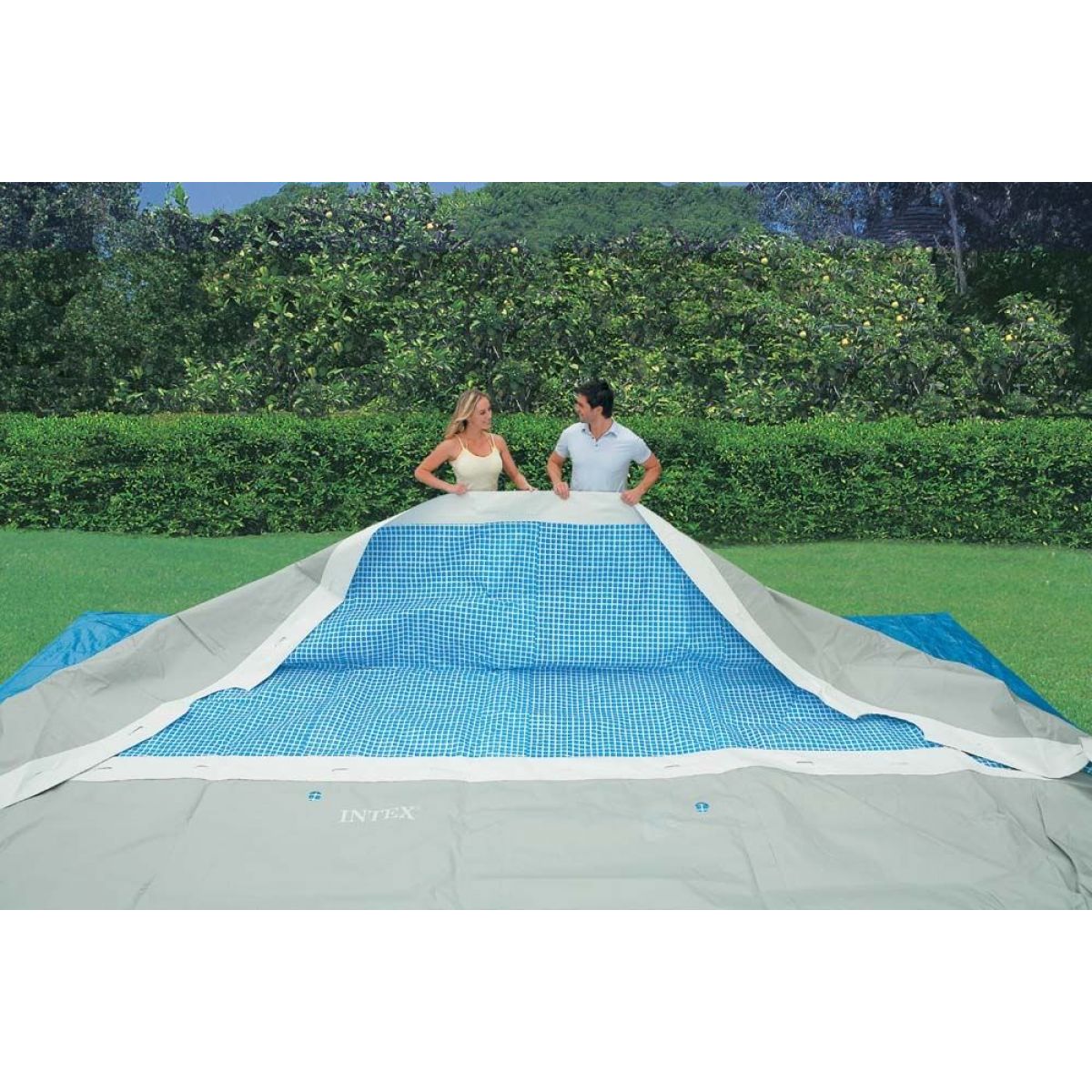 Чашковый пакет 5,49×2,74×1,32 м для каркасного бассейна Ultra Frame, INTEX, 12445A Чашковый пакет 5,49×2,74×1,32 м для каркасного бассейна Ultra Frame, INTEX, 12445A