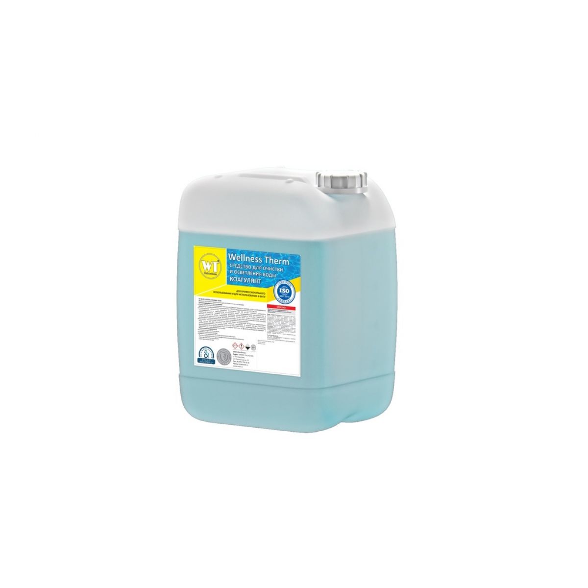 Коагулянт жидкий 10 л для бассейна Wellness Therm 312606 Коагулянт жидкий 10 л для бассейна Wellness Therm 312606